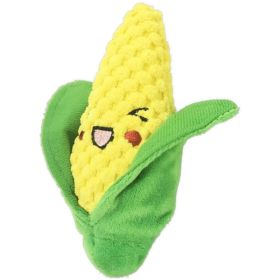 Petsport Tiny Tots Foodies Corn Plush Dog Toy