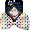 Rainbow Stars Pet Bow Tie