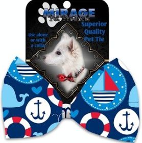 Anchors Away Pet Bow Tie