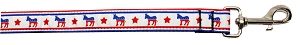 Political Nylon Democrat Pet Leash 1in by 6ft