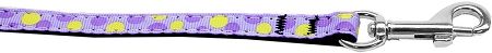 Confetti Dots Nylon Collar Lavender 3/8 wide 4ft Lsh