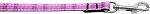 Plaid Nylon Collar Pink 3/8 wide 6ft Lsh