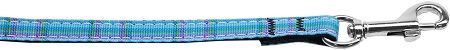 Plaid Nylon Collar Blue 3/8 wide 4ft Lsh