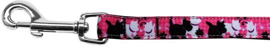 Plaid Pups Nylon Ribbon Pet Leash 5/8 inch wide 4Ft Lsh