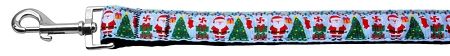 Aqua Santa Nylon Ribbon Pet Leash 1 wide 6ft