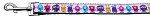 Monsters Nylon Ribbon Dog Collars 1 wide 4ft Leash