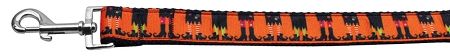 Witches Brew Nylon Ribbon Pet Leash 1 wide 4ft