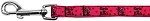 Girls Rock Nylon Ribbon Pet Leash 5/8 inch wide 4Ft Lsh