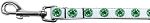 Kiss Me - I'm Irish Nylon Ribbon Pet Leash 5/8 inch wide 4Ft Lsh