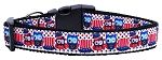 Proud Owls Nylon Ribbon Dog Collars Large