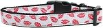 Sparkling Smooches Nylon Dog Collar Medium Narrow