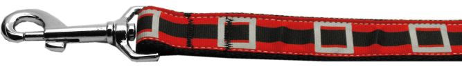 Santa's Belt Nylon Dog Leash 3/8 inch wide 4ft Long