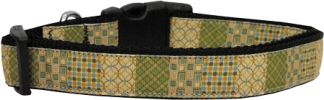 Beige Chaos Dog Collar Large