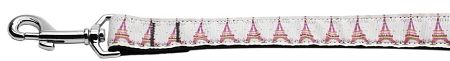 Eiffel Tower Nylon Dog Leash 3/8 inch wide 4ft Long