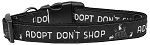 Adopt Don't Shop Nylon Dog Collar Medium