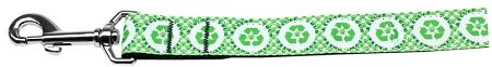 Reduce Paw Print Nylon Dog Leash 3/8 inch wide 4ft Long