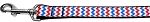 Patriotic Chevrons Nylon Dog Leash 6 Foot