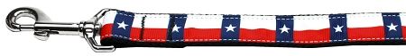 Texas Flag Nylon Dog Leash 3/8 inch wide 4ft Long