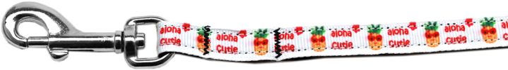 Aloha Cutie Nylon Ribbon Pet Leash 3/8 inch wide 6Ft Lsh