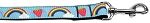 Rainbows and Berries Nylon Dog Leash 3/8 inch wide 4ft Long