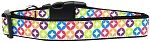 Bright Diamonds Nylon Dog Collar Medium