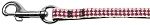 Pink Checkers Nylon Dog Leash 3/8 wide 6Ft Lsh