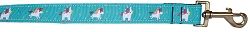 Blue Unicorn Nylon Pet Leash 1in by 6ft