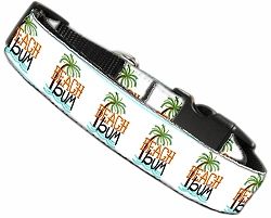 Beach Bum Nylon Dog Collar LG