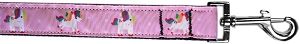 Mauve Unicorns Nylon Pet Leash 3/8in by 6ft