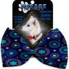 Blue Star of David Pet Bow Tie