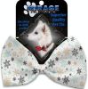 Vintage Snowflakes Pet Bow Tie