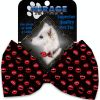 Love Bites Pet Bow Tie Collar Accessory with Velcro