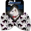 Purple Kittie Pet Bow Tie Collar Accessory with Velcro