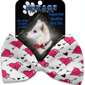 Hearts and Arrows Pet Bow Tie