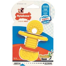 Nylabone Puppy Teether Chew Toy Small Vanilla Flavor