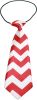 Big Dog Neck Tie Chevron Red