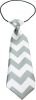 Big Dog Neck Tie Chevron Grey