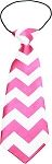 Big Dog Neck Tie Chevron Bright Pink