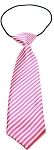 Big Dog Neck Tie Striped Pink