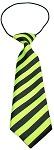 Big Dog Neck Tie Striped Lime