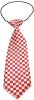 Big Dog Neck Tie Checkered Red