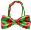 Chevron Christmas Bow Tie