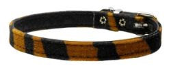 3/8" Plain Animal Print Collar Tiger 12