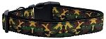 Green Camo Nylon Dog Collar XL