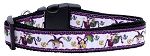 Mardi Gras Nylon Dog Collar XL