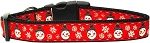 Snowmen Nylon Dog Collar XL