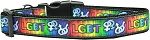 LGBT Nylon Dog Collar XS