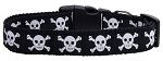 Skulls Nylon Dog Collar XL