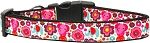 Elephant Elefun Nylon Dog Collar Medium Narrow