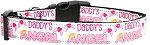 Daddy's Angel Dog Collar Medium